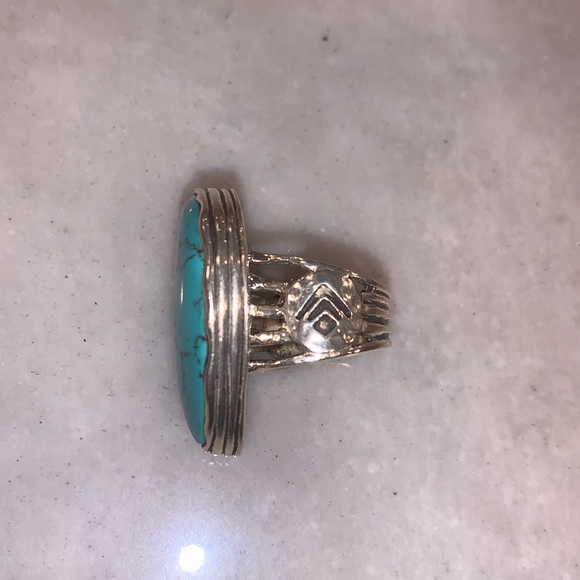 Silpada tumbled turquoise natural ring. - Picture 8 of 8